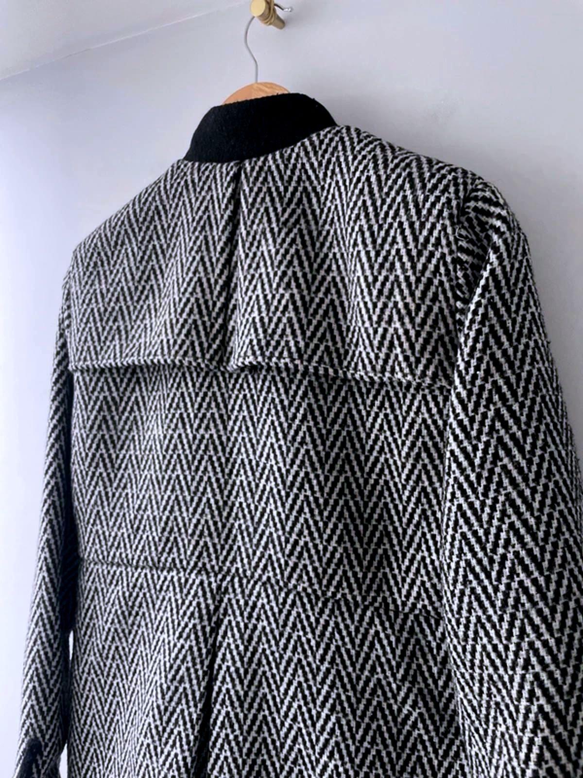 Women’s Fred Perry X Amy Winehouse Wool Herringbone Jacket in Black - UK10 -2990