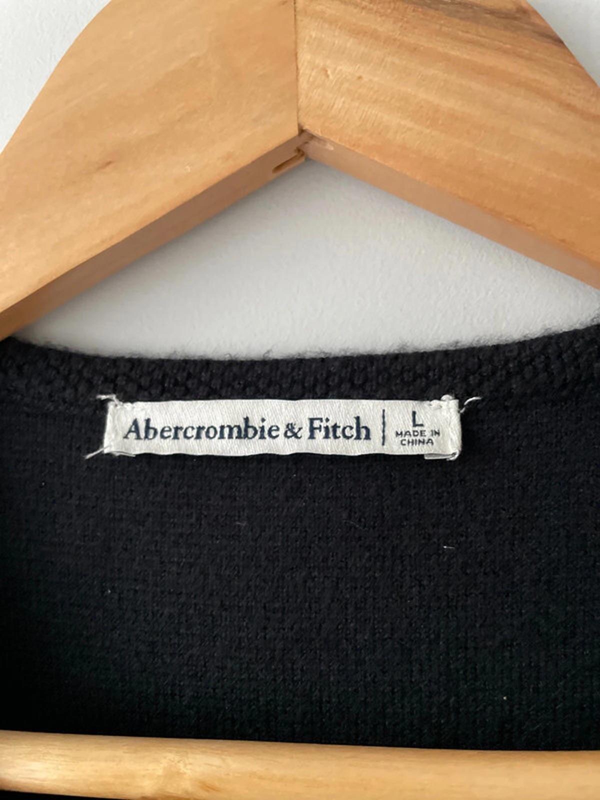 Women’s Abercrombie & Fitch Mara Mini Sweater Knit Dress In Navy - Large - 2429