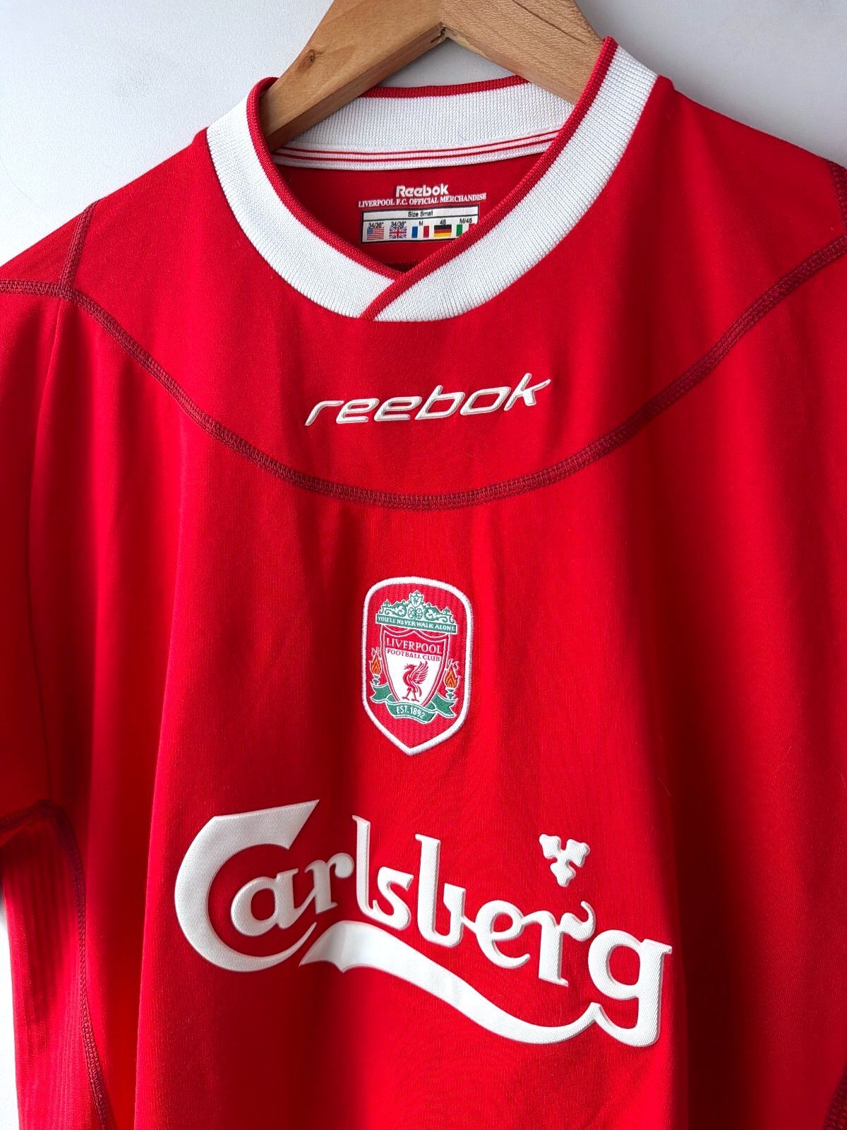 Men’s Liverpool FC 2002/04 Owen #10 Home Football Shirt Jersey - Small - 3814