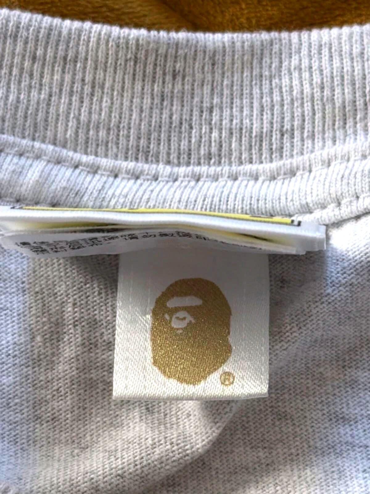 Men’s A Bathing Ape Bape Came Collage Crew Neck T-shirt - Large - 3417