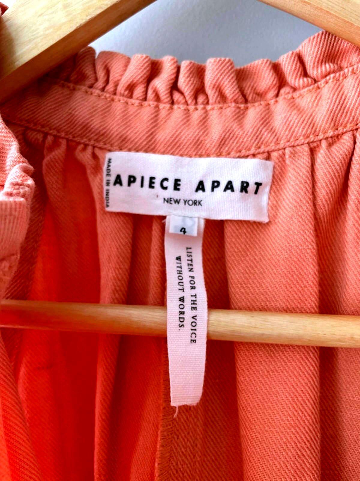 Women’s Apiece Apart Premium Jumpsuit In Peach - Small - 1467