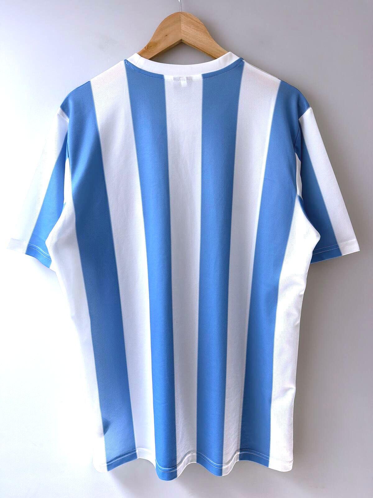 Mens Argentina 1986 Home Football Shirt Jersey Le Coq Sportif - XLarge - 3520