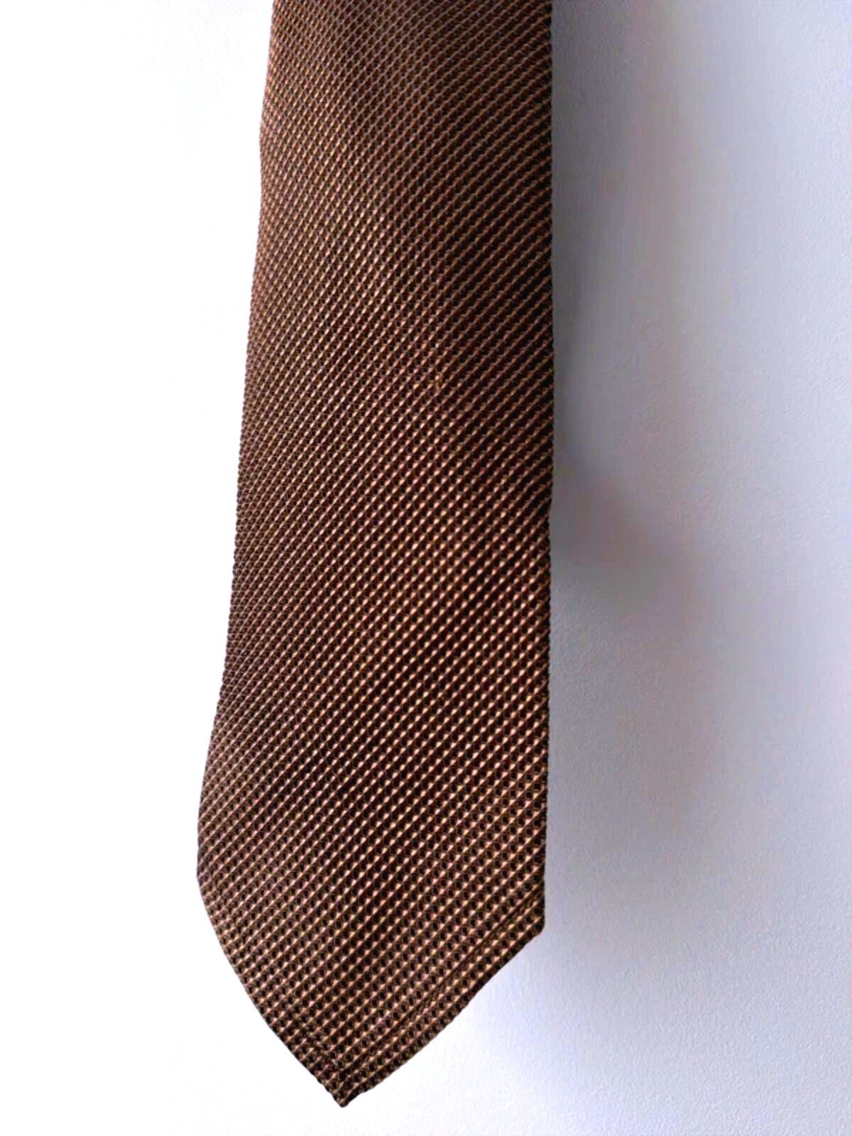 Dsquared2 Premium 100% Silk Tie Made In Italy In Brown - 3330