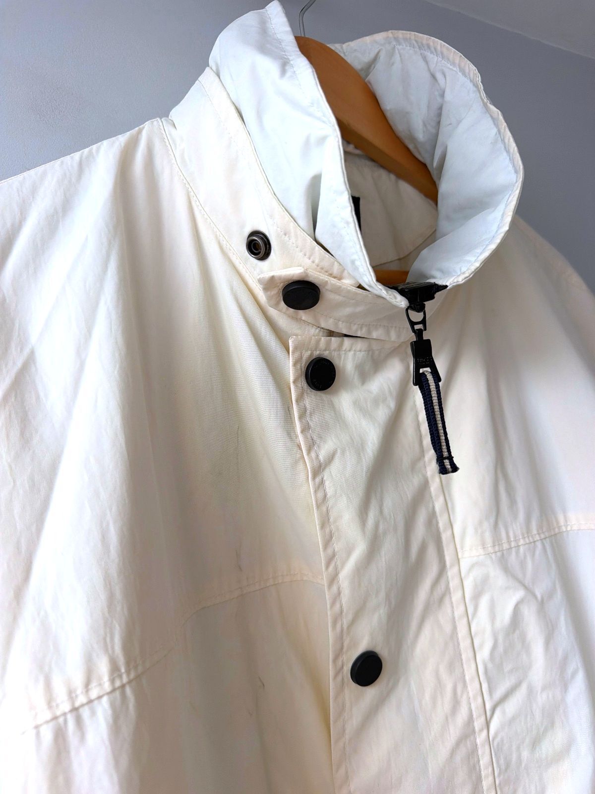 Men’s Hugo BOSS Sport Vintage Lightweight Jacket Coat In Cream - XLarge - 3667