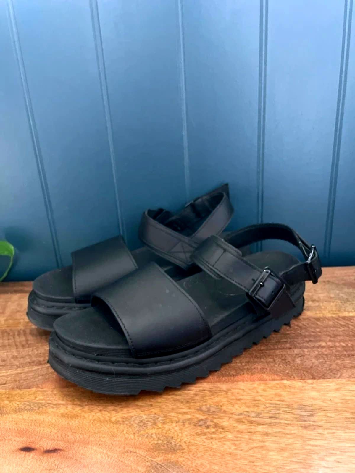 Men’s Dr Martens Voss Chunky Sole Sandals In Black - UK9 - 3046