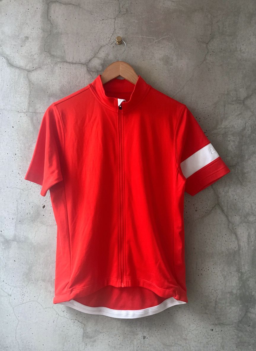 Men’s Rapha Premium Merino Wool Blend Cycling Jersey Top In Red - Large - 2839