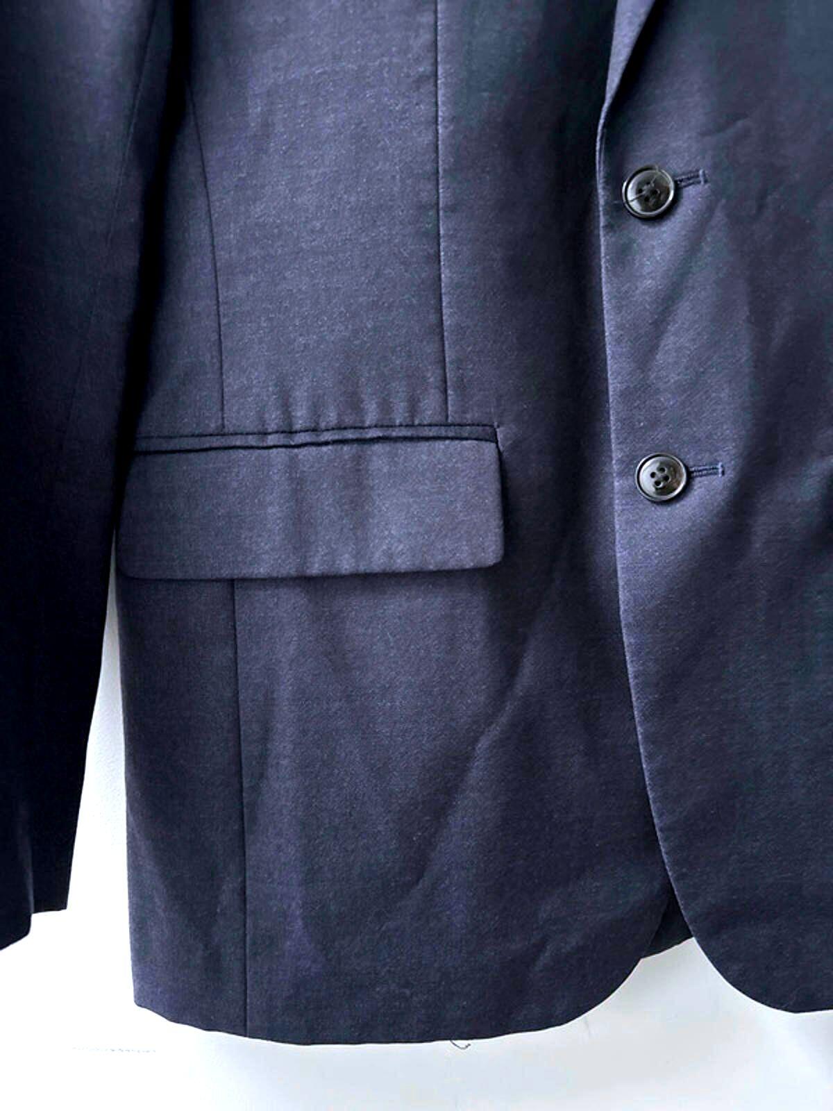 Men’s Reiss Double Button Wool Blend Blazer Jacket In Navy - Small - 0660
