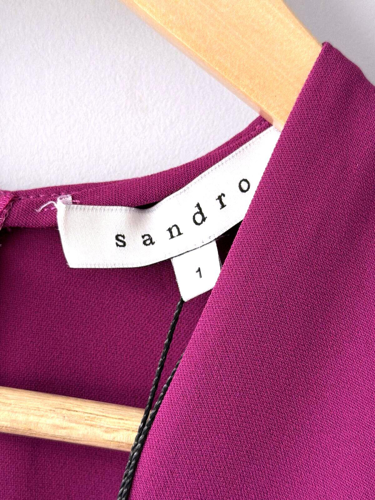 Women's Sandro Sleeveless Maxi Dress In Purple - Uk8 -3530