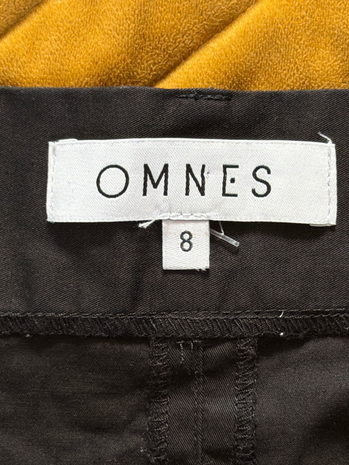 Women’s Omnes High Waist Straight Leg Pleated Trousers In Black - W27/L29 - 3572