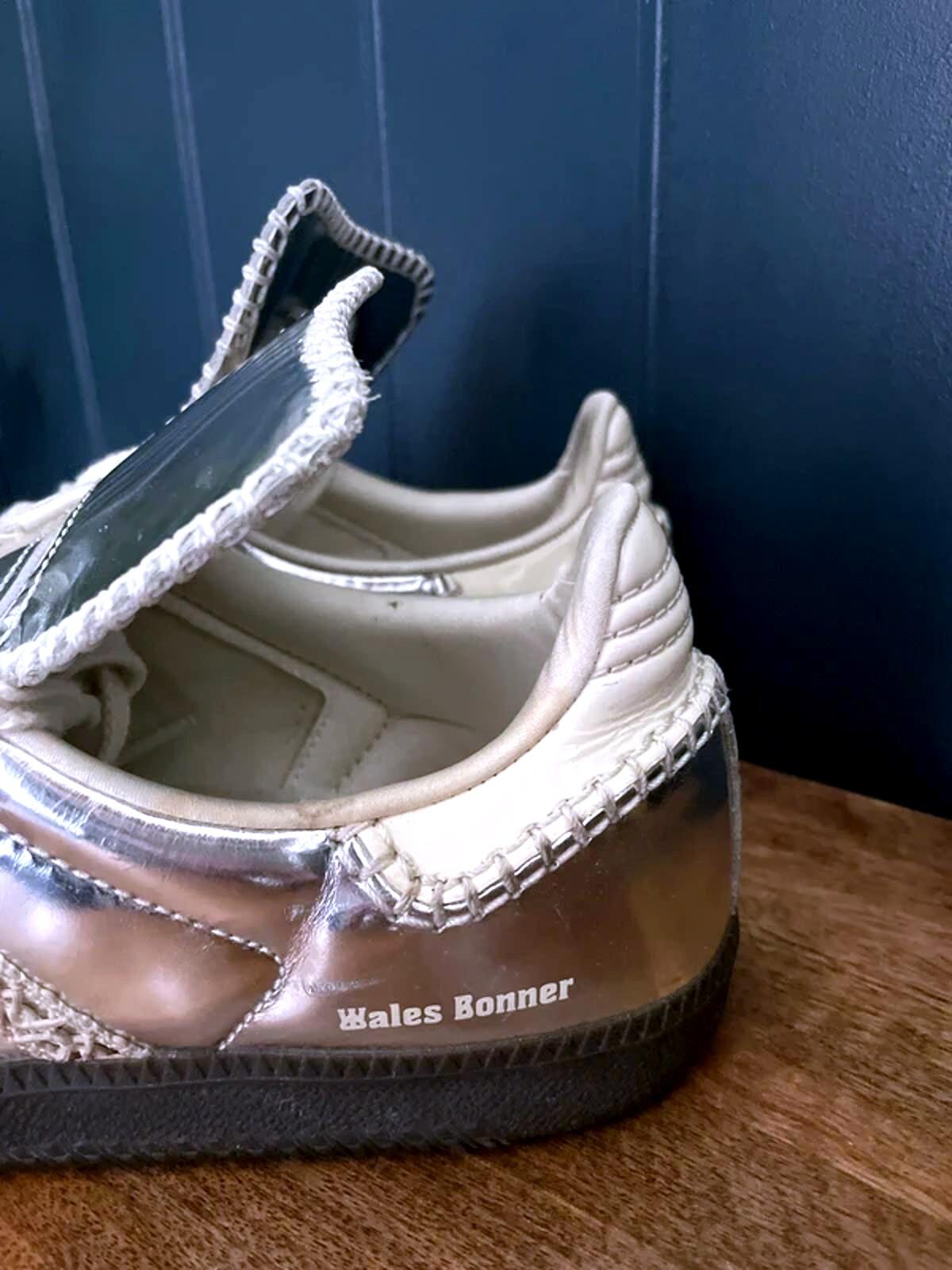 Men’s Adidas X Wales Bonner Samba Trainers In Silver (Certified) - UK 10 - 2969