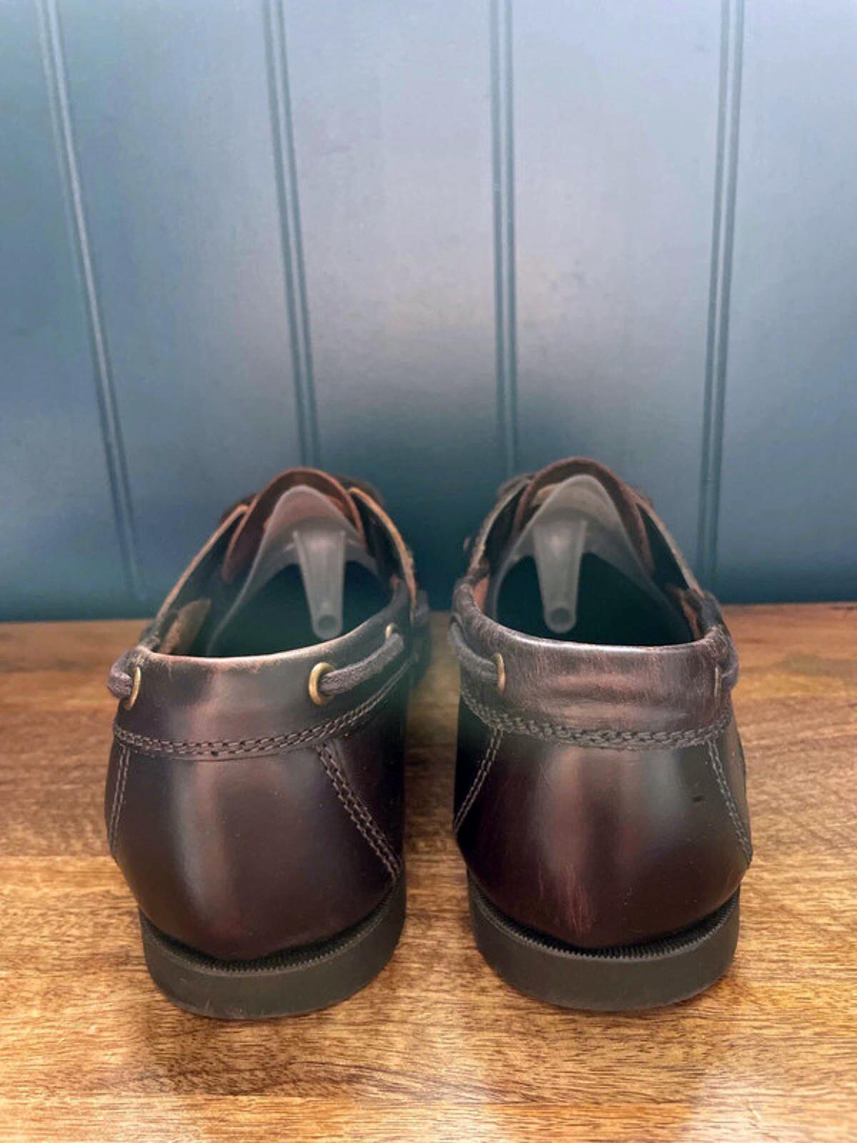Men’s Timberland Premium Leather Classic Boat Shoes In Brown - UK8 - 1919