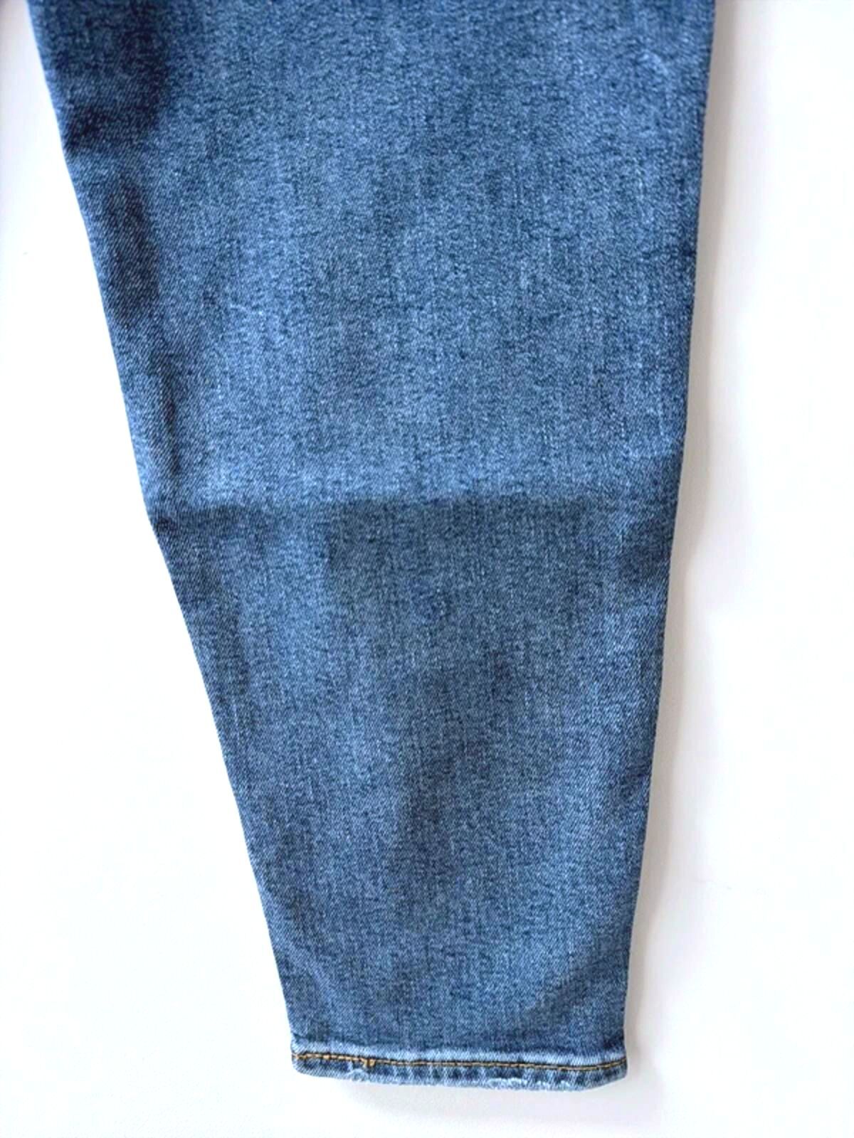 Women’s High Waisted Straight Leg Stretch Fit Mom Jeans - W28/L27 - 3434