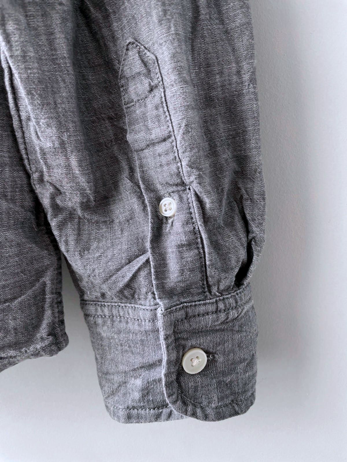 Men’s Carhartt Slim Fit Chambray Cut And Sew Shirt In Grey - Medium - 0957