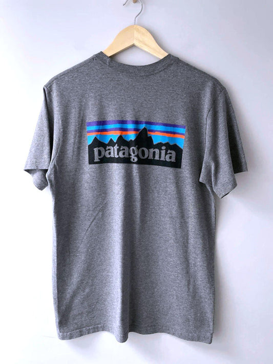 Men’s Patagonia Crew Neck Printed T-shirt In Grey - Medium - 2343