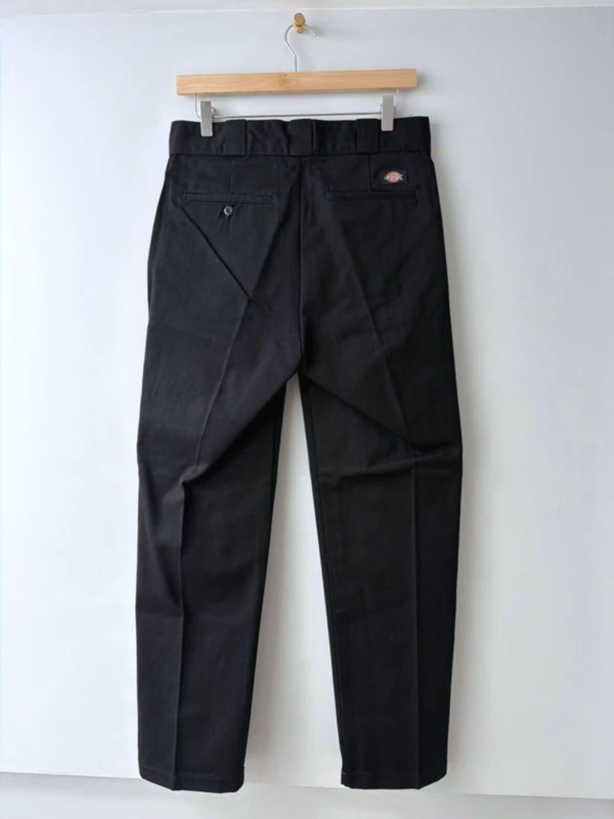 Women’s Dickies Elizaville Straight Leg Chino Trouser In Black - W28/L29 - 3377