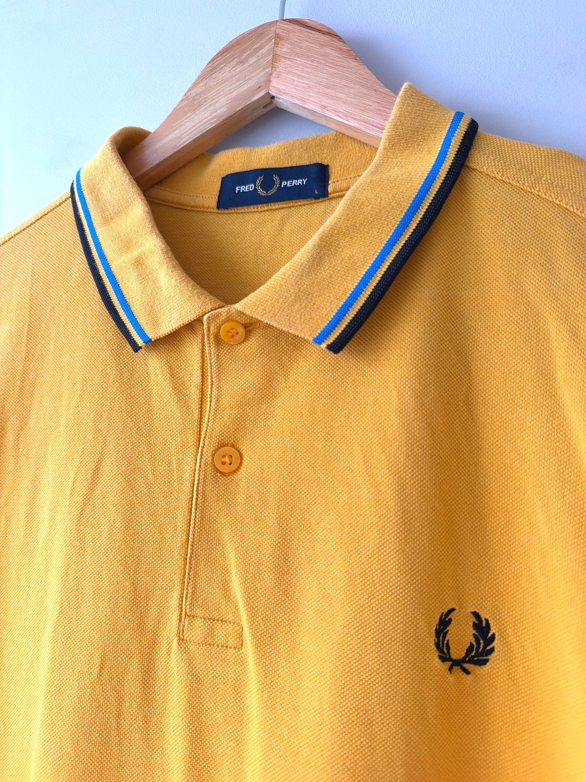 Men’s Fred Perry Classic Polo Shirt Top In Orange - Large - 3630