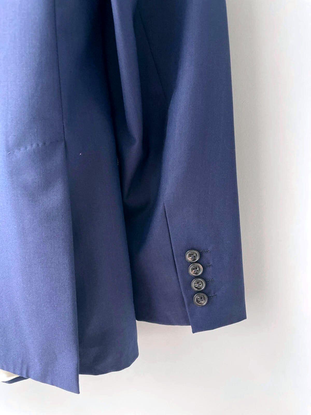 Men’s Reiss Premium Wool Blazer Jacket In Navy - Medium - 1566