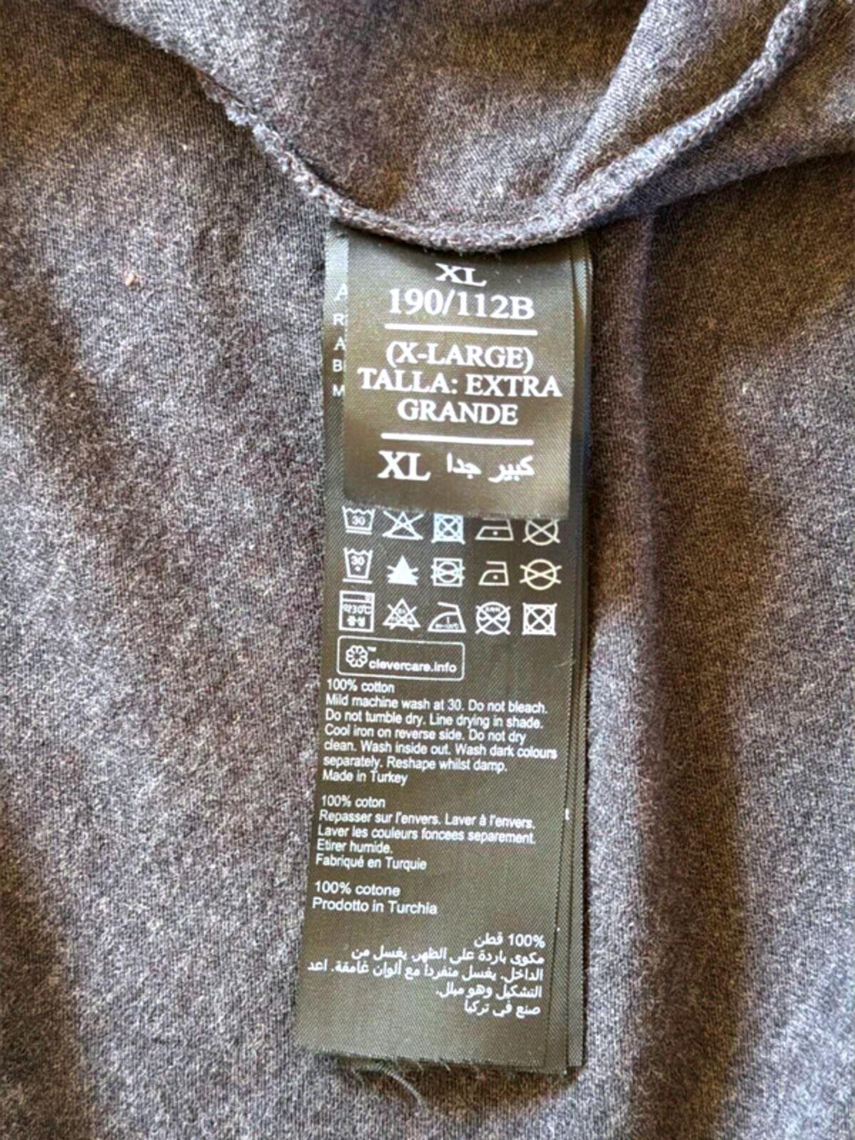 Mens Allsaints Brace Super Soft Cotton Crew Neck T-shirt In Grey - XLarge - 3406