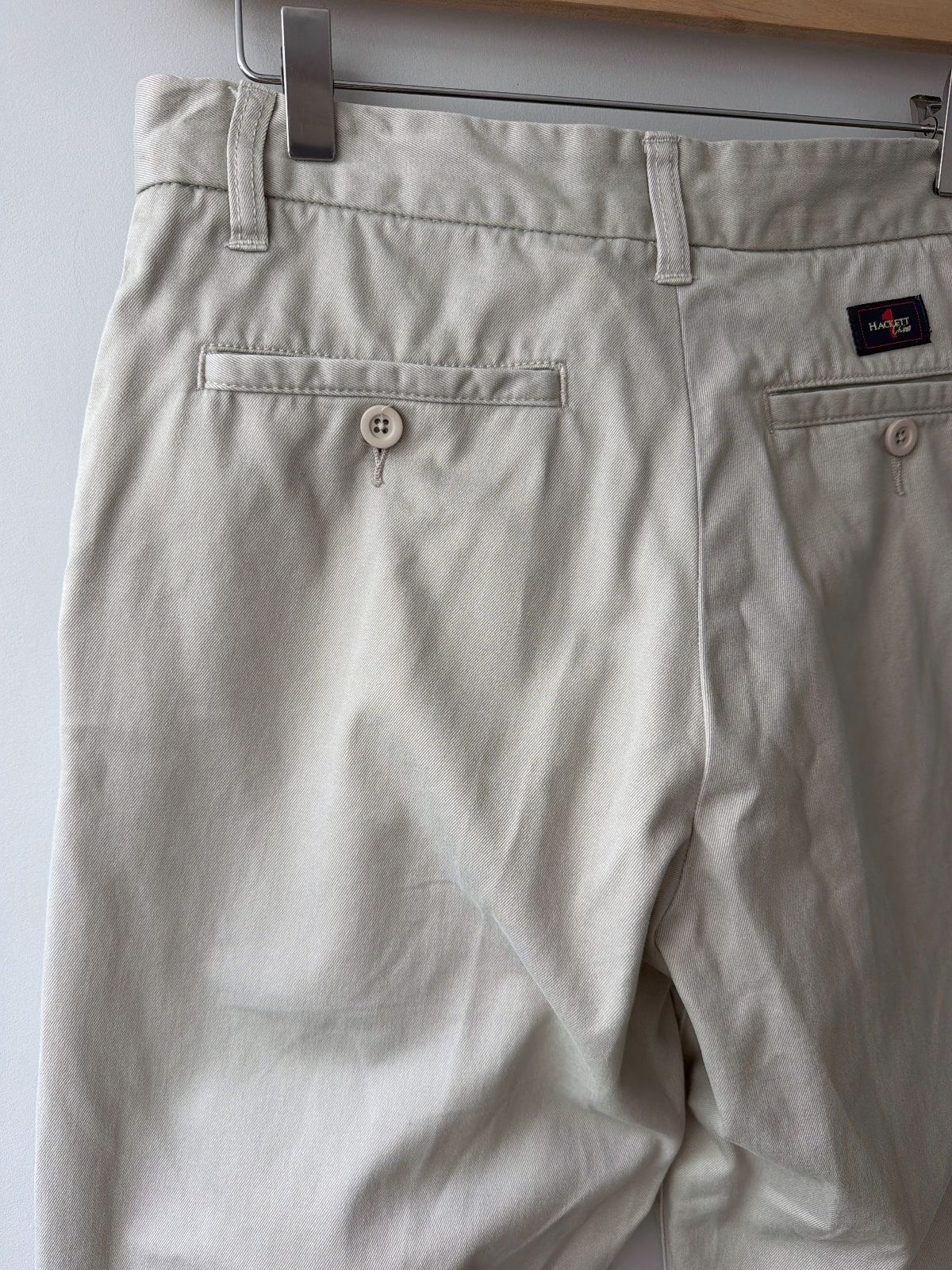 Men’s Hackett Premium Classic Chino Trousers In Beige - W30/L30 - 3579