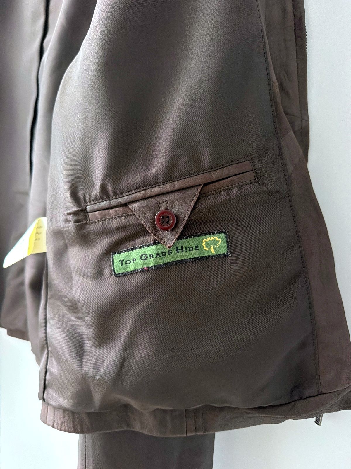 Women’s Hidepark Premium Leather Jacket with Zip Details In Brown - XLarge -