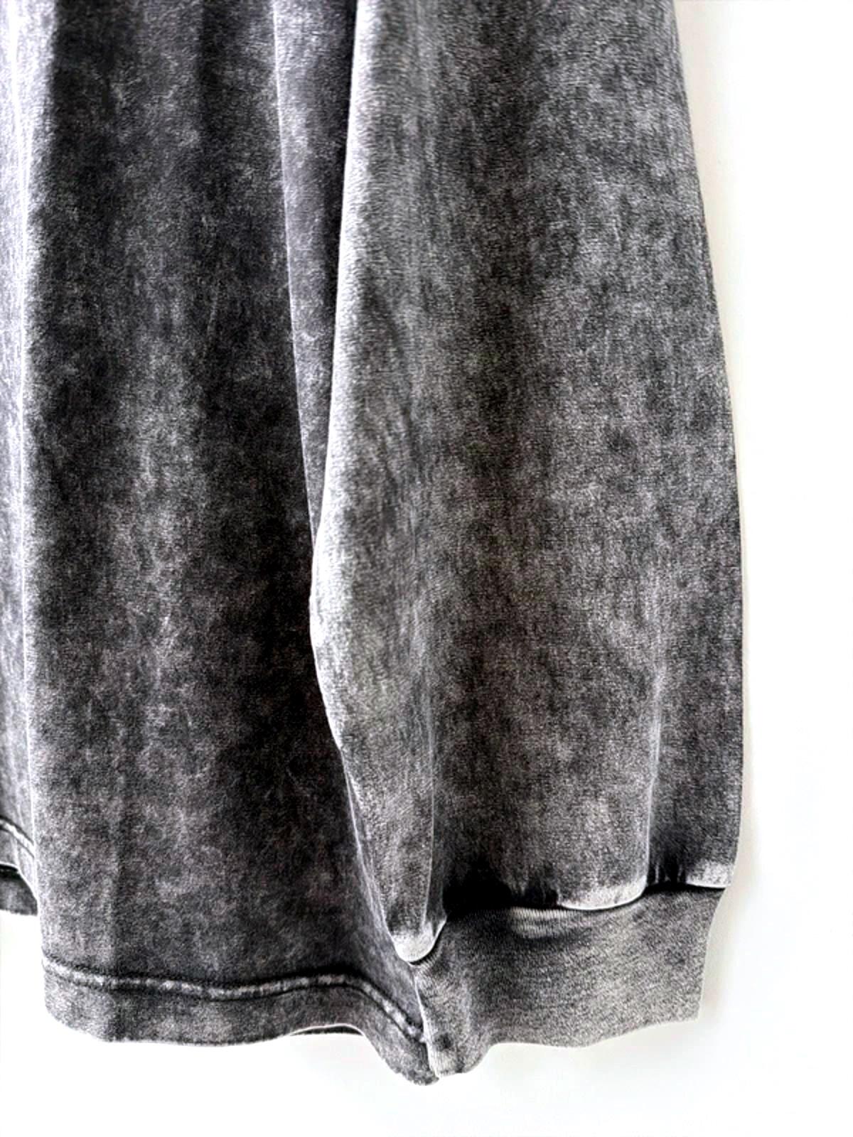 Men’s XLarge Oversized Fit Acid Wash T-shirt In Black - Mediim - 3202