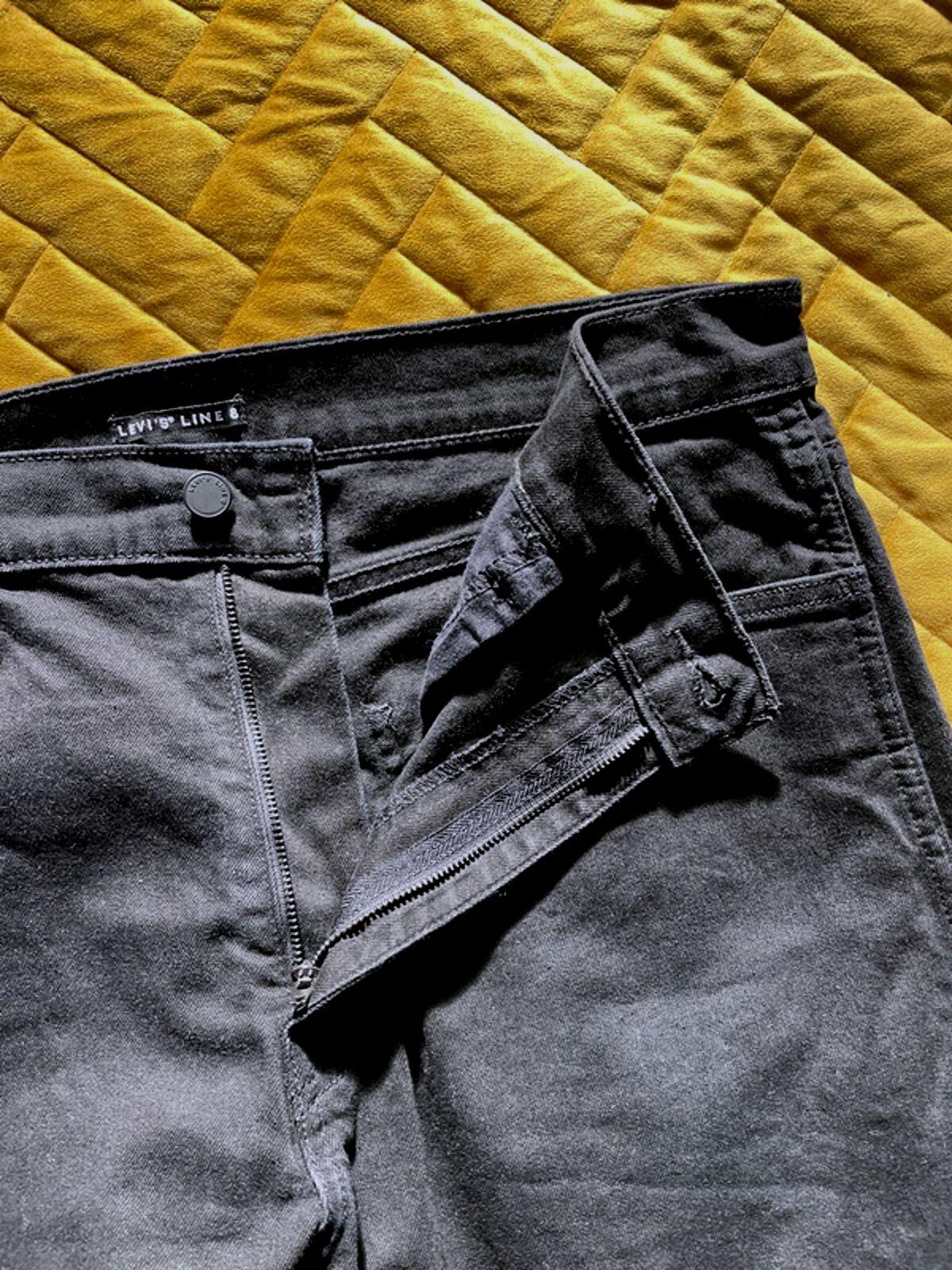 Men’s Levi’s line 8 Straight Leg Premium Range Jeans In Black - W36 / L32 - 1875