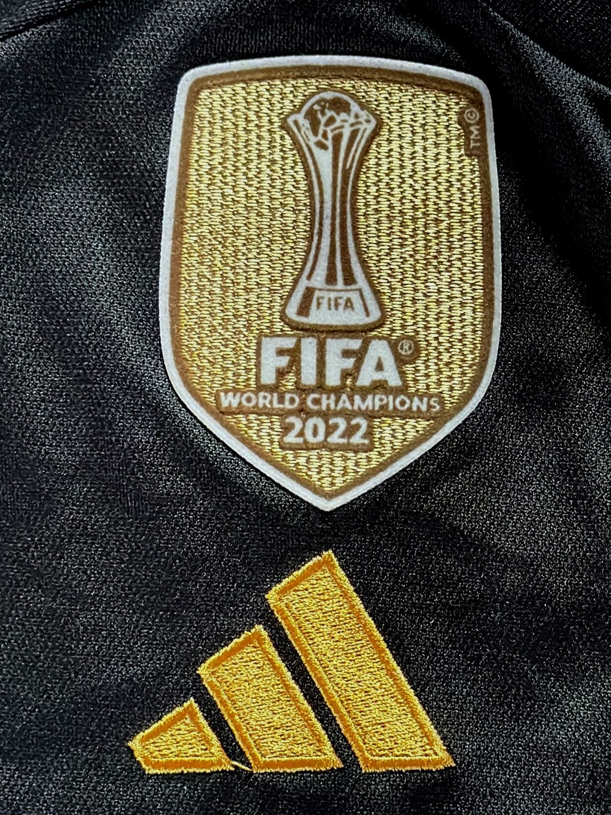 Men’s Real Madrid 2023/24 FIFA Champions Jersey Shirt In Black - XXXLarge - 3675