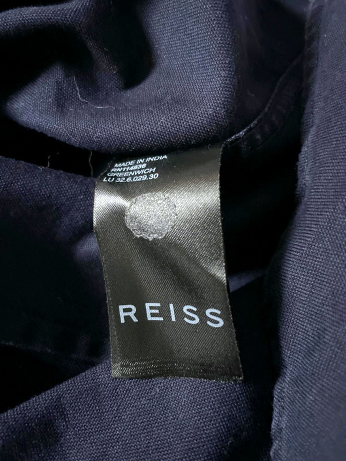 Men’s Reiss Slim Fit Long Sleeve Shirt In Navy - Medium - 2751