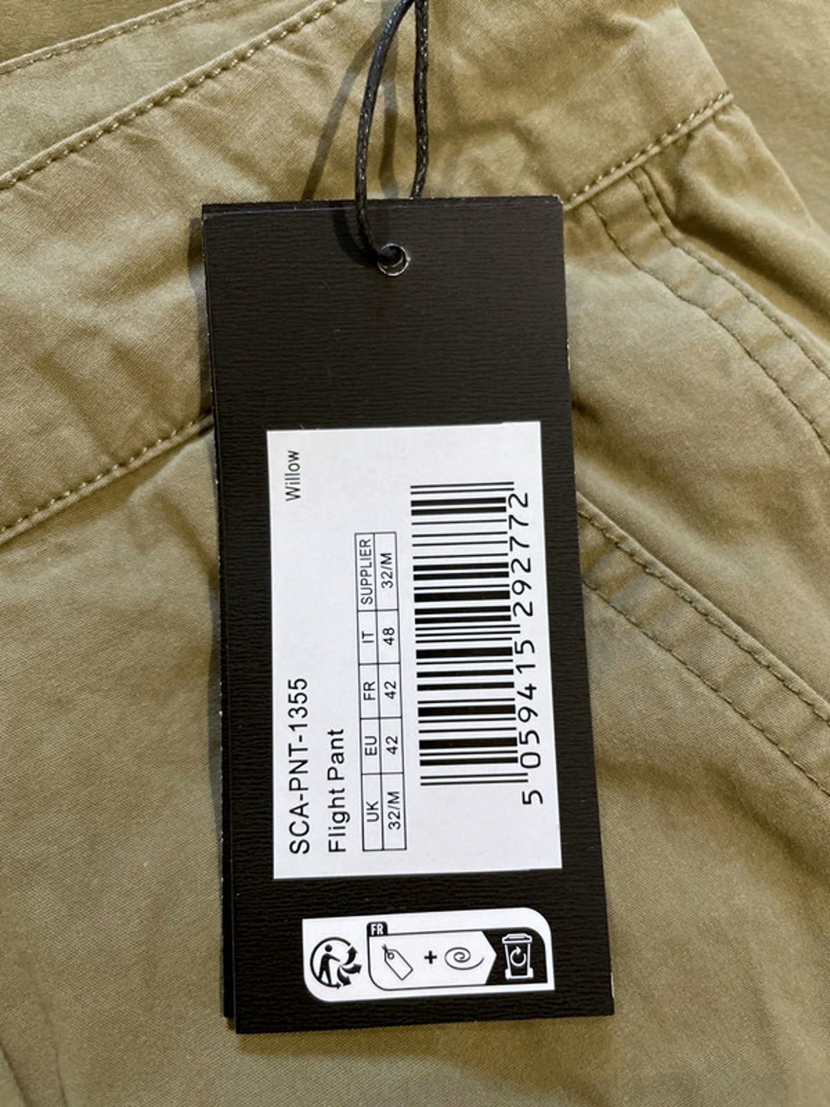 Men’s Santa Cruz Wide Leg Baggy Fit Flight Pants in Khaki - W32/L29 - 2763