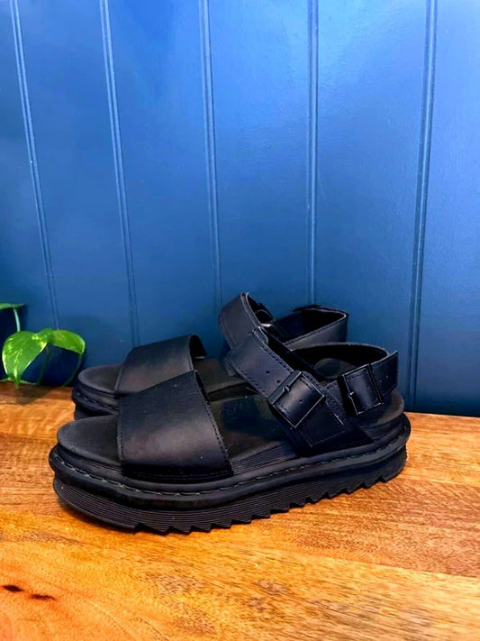 Women’s Dr Martens Voss Chunky Sole Sandals in Black - UK 6 - 3055