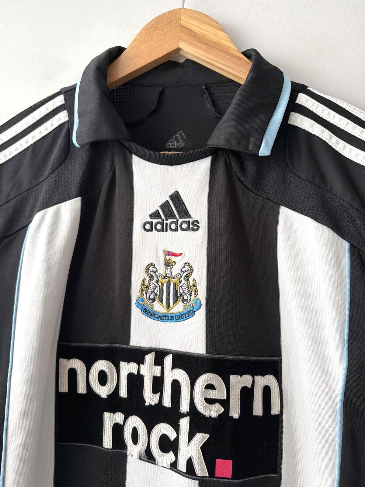 Men’s Newcastle 2007-09 Adidas Home Football Shirt - Medium - 3505