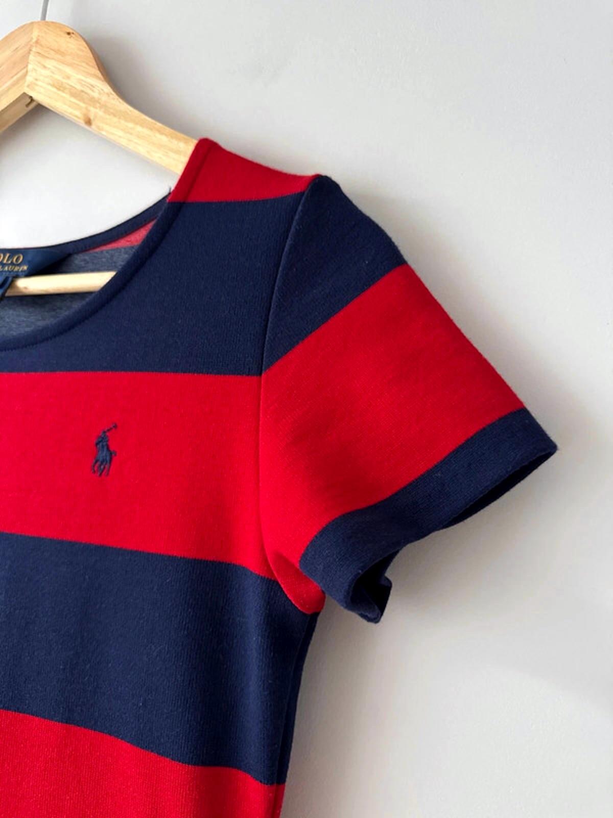 Women’s Ralph Lauren Stripped Jersey Tennis Dress - UK10 - 1967