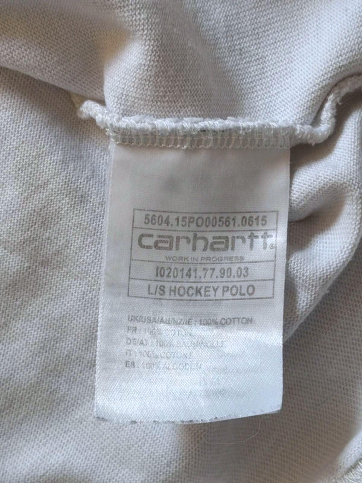 Men’s Carhartt Long Sleeve Rugby Polo Top - Medium - 3553