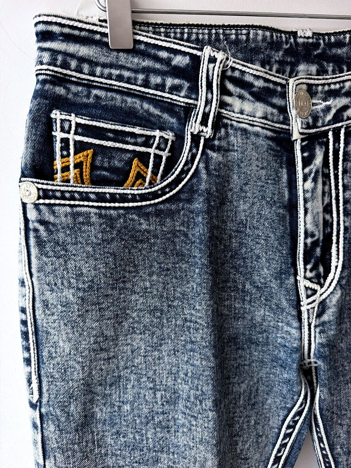 Men’s True Religion Made in U.S.A Stretch Slim Fit Jeans In Navy -W32/L29 - 3750