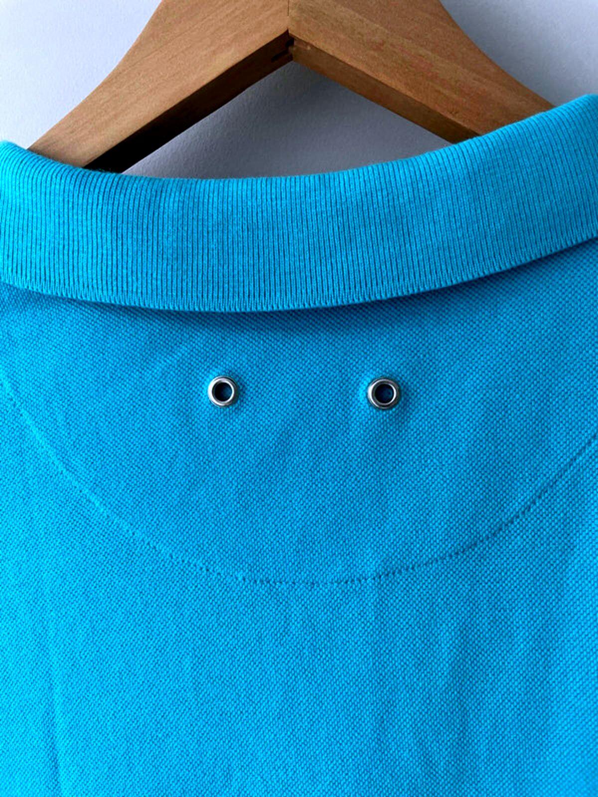 Men’s Vilebrequin Premium Pique Polo Top In Blue - Medium - 1670