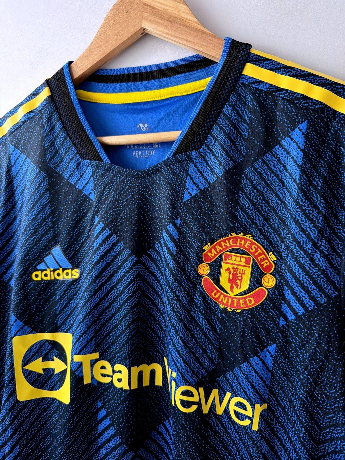 Mens Manchester United 21/22 Football Shirt Top - Medium - 3516