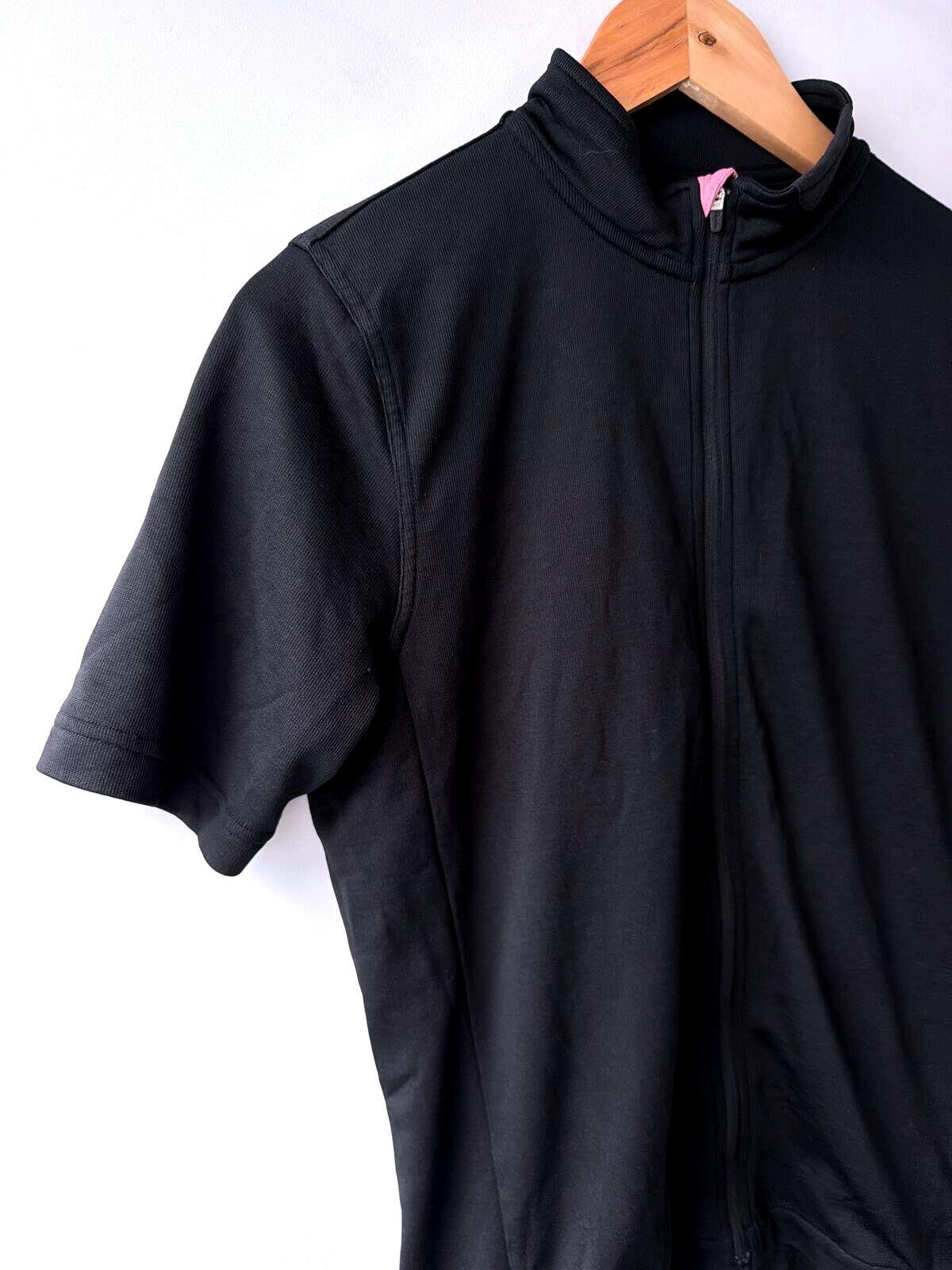 Men's Rapha Short Sleeve Core Cycling Jersey Top In Black - Medium - 3527
