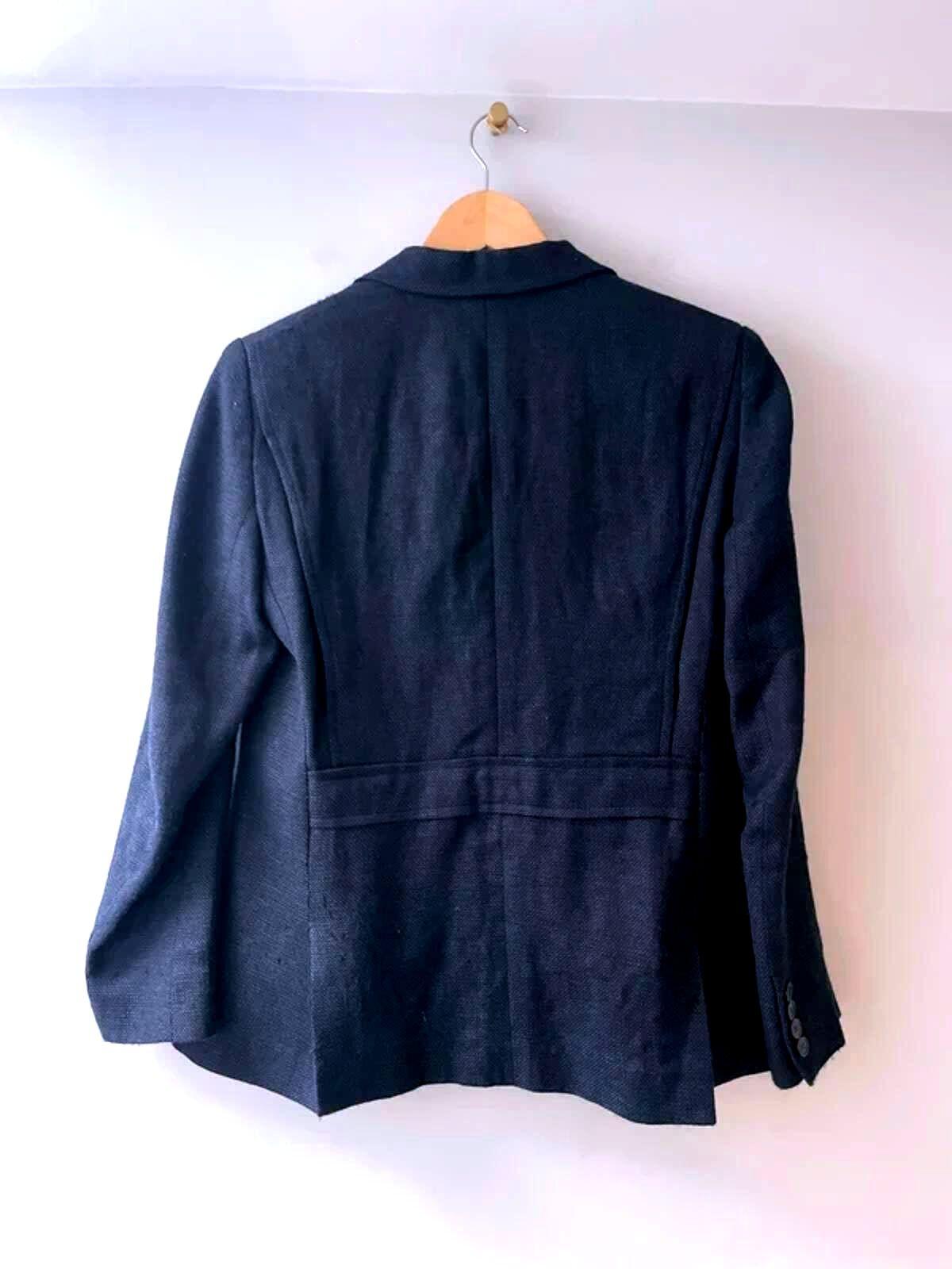 Women's Ralph Lauren Wimbledon Linen/Wool Umpire Blazer in Navy - UK8 - 2876