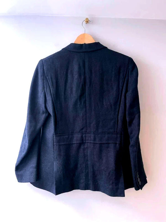 Women's Ralph Lauren Wimbledon Linen/Wool Umpire Blazer in Navy - UK8 - 2876