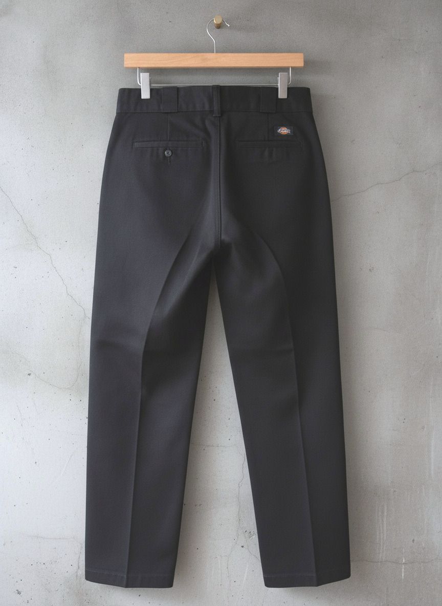 Women’s Dickies Elizaville Straight Leg Chino Trouser In Black - W28/L29 - 3376