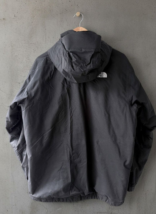 Men’s The North Face HyVent Waterproof Jacket with Hood In Black - Medium - 3664