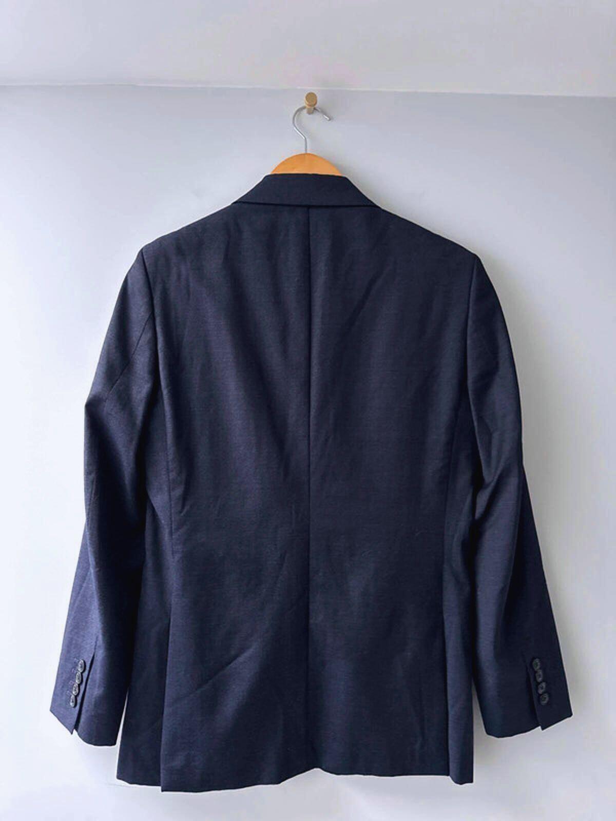 Men’s Reiss Double Button Wool Blend Blazer Jacket In Navy - Small - 0660