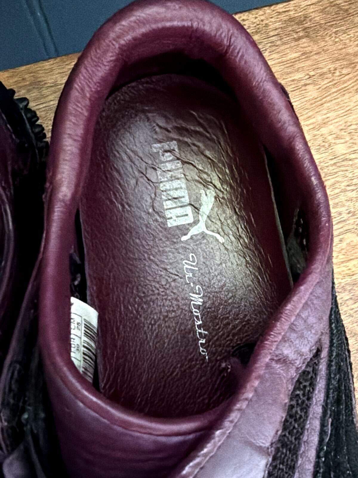 Womens Puma Rare Mostro OG Leather Trainers In Purple/Black - Uk6 - 3536