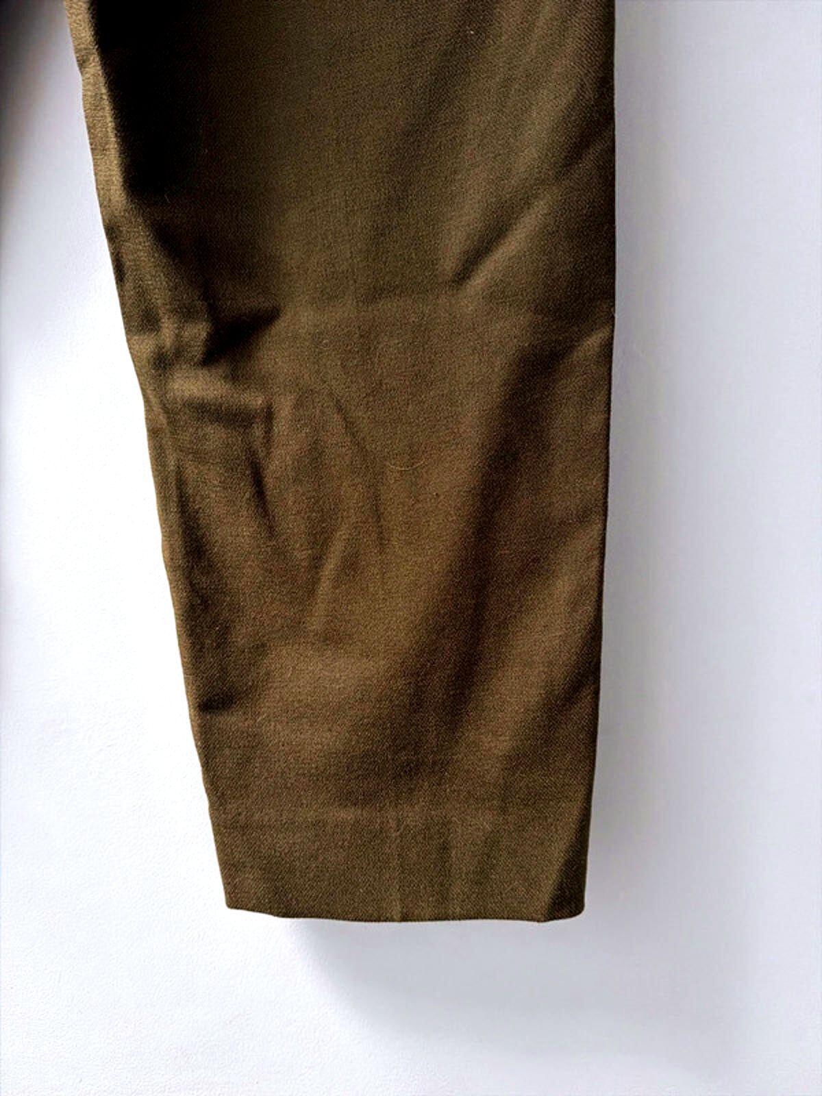 Women’s Cos Premium Wool Cropped Leg Trousers In Brown - W32/L27 - 2677