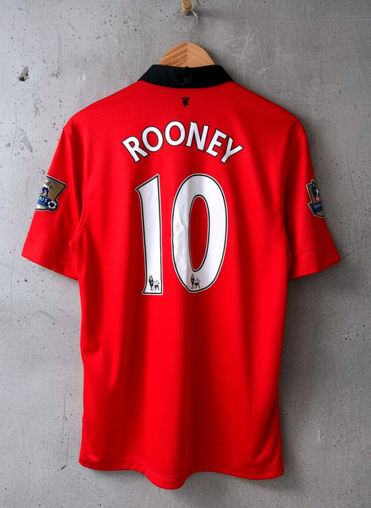 Mens Manchester United Rooney #10 2012/13 Home Jersey Top - Medium - 3493