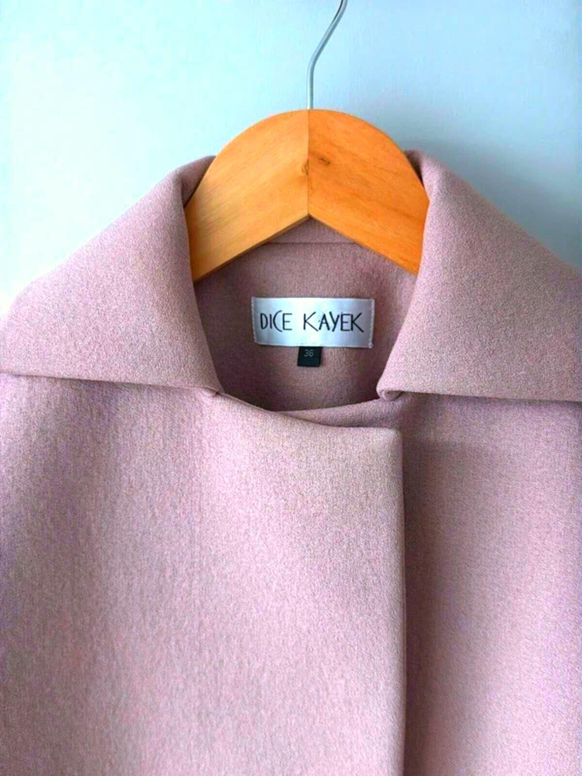 Women’s Dice Kayek Cropped Short Sleeve Jacket Top In Pink - UK8 - 3549