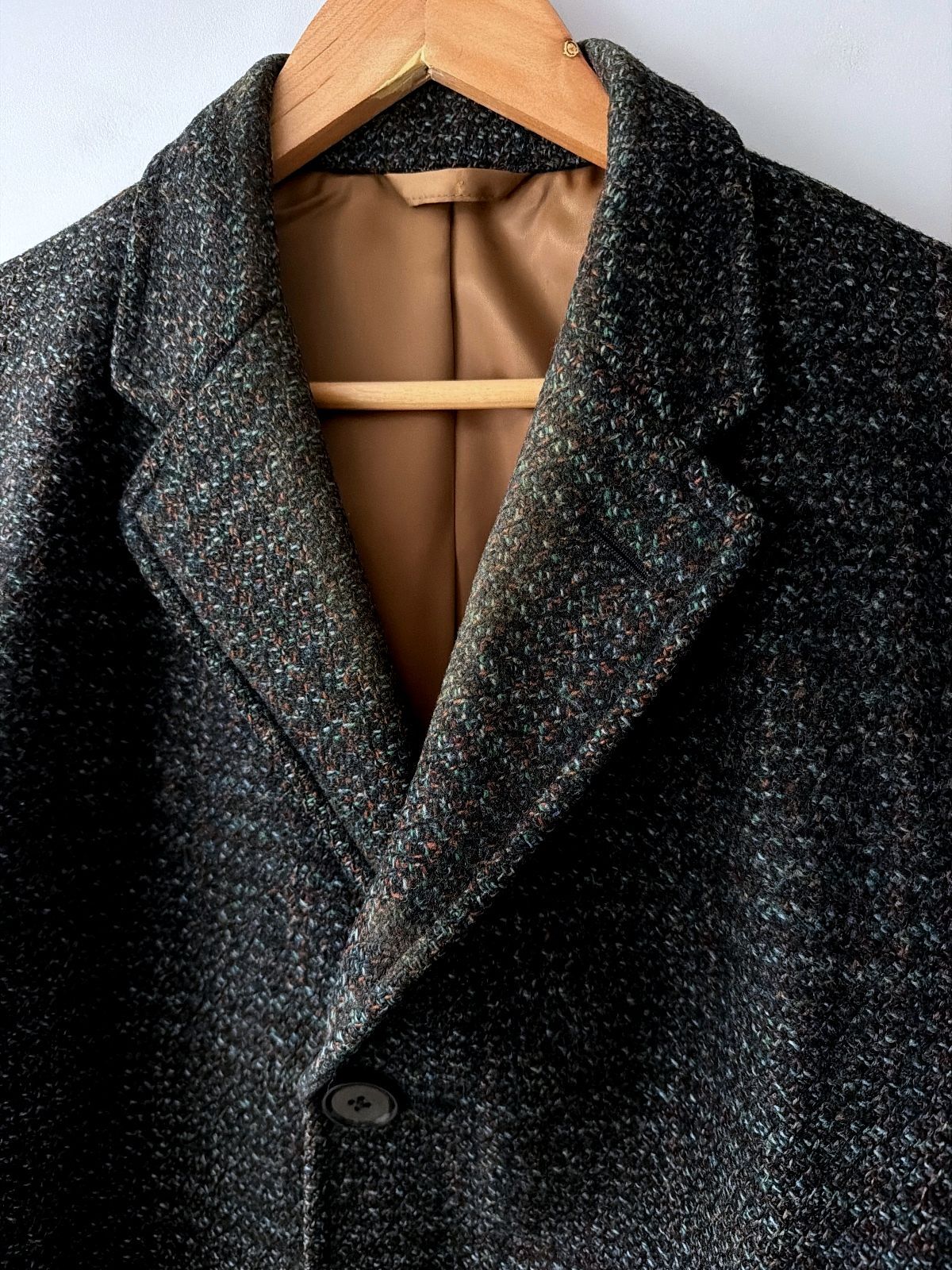 Men’s Dunn & Co KYNOCH KEITH SCOTLAND Wool Overcoat In Grey - Large - 3835