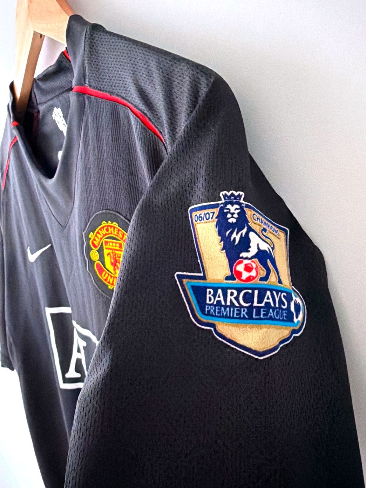 Mens Manchester United 2007/08 Football Shirt Jersey - Medium - 3596