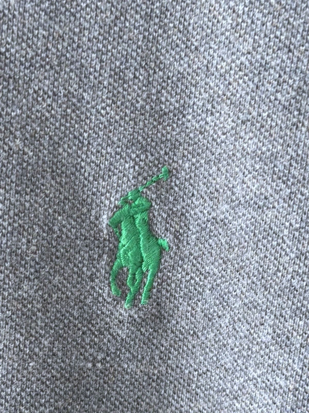 Men’s Ralph Lauren Premium Long Sleeve Polo Top In Grey - Small - 3309