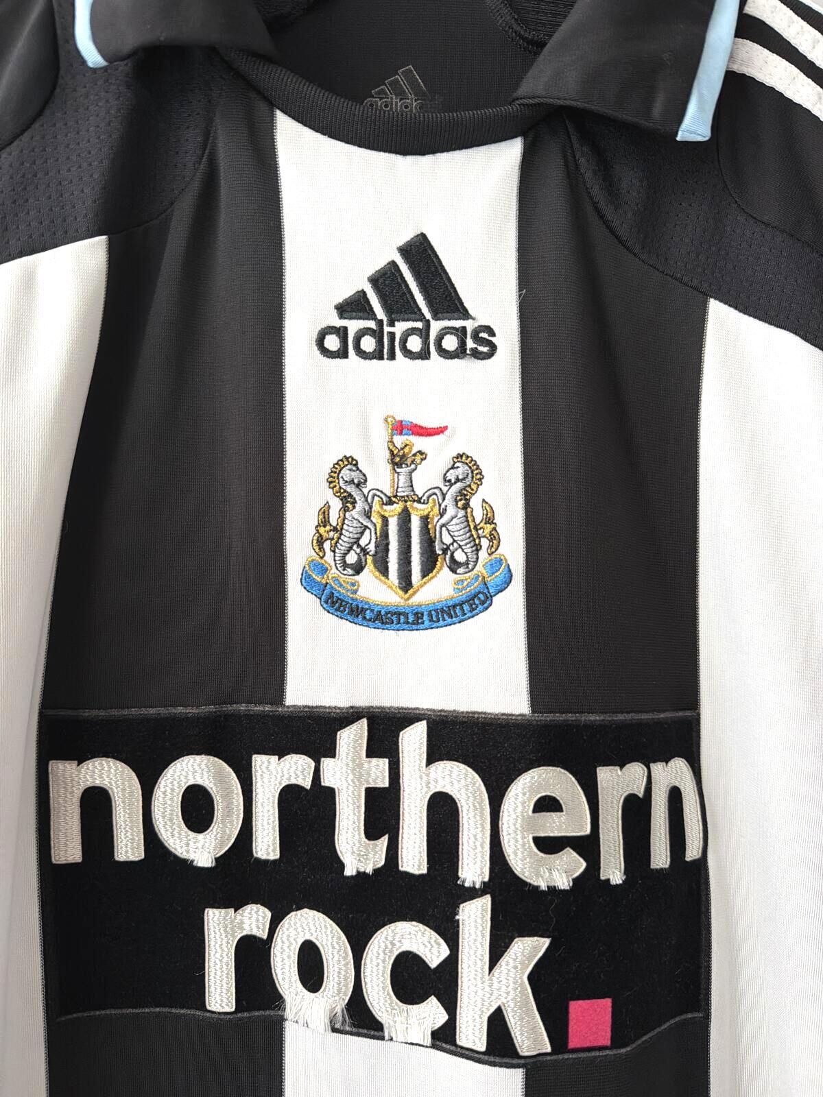 Men’s Newcastle 2007-09 Adidas Home Football Shirt - Medium - 3505